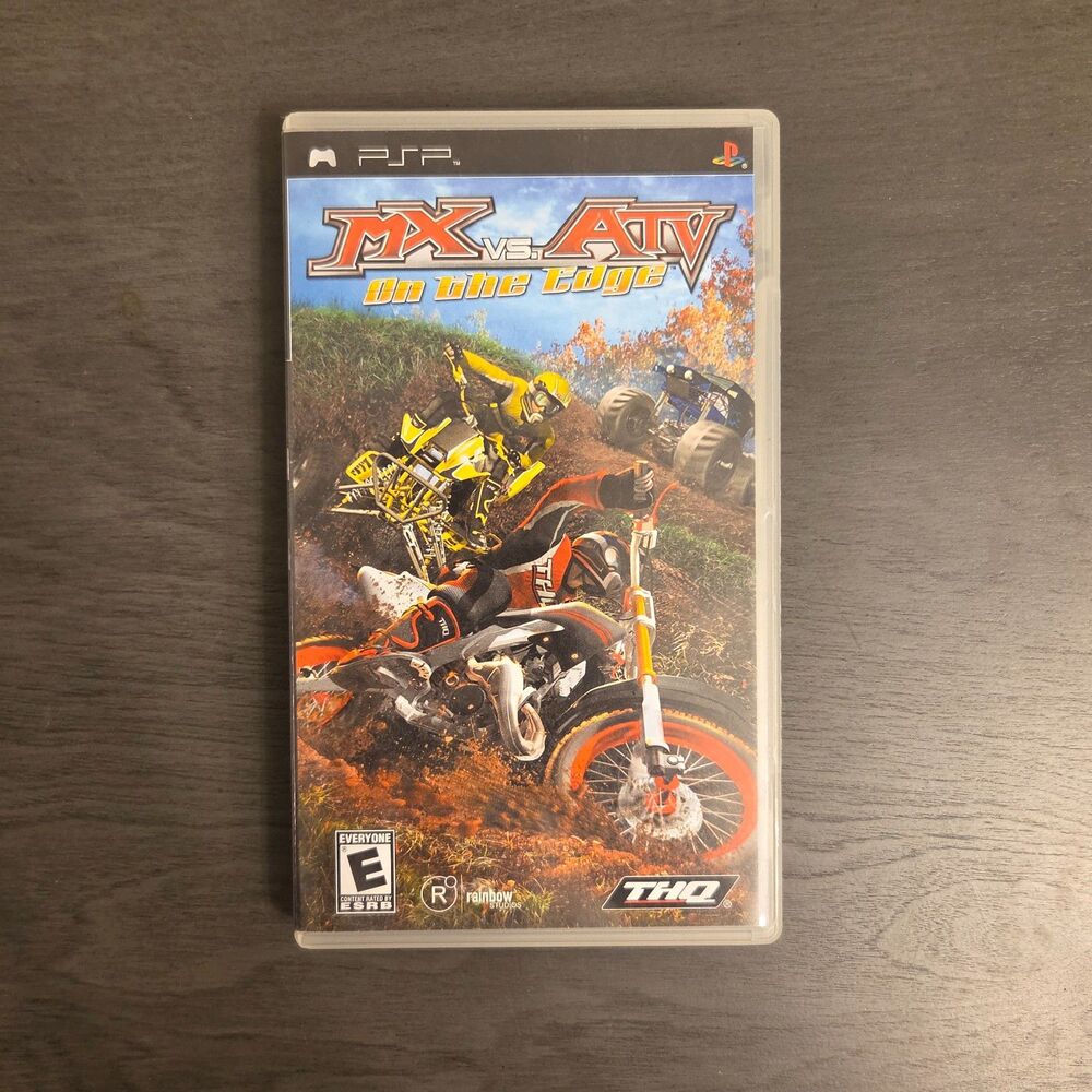 MX vs ATV: On The Edge (Sony Playstation Portable, 2006) PSP CASE ONLY